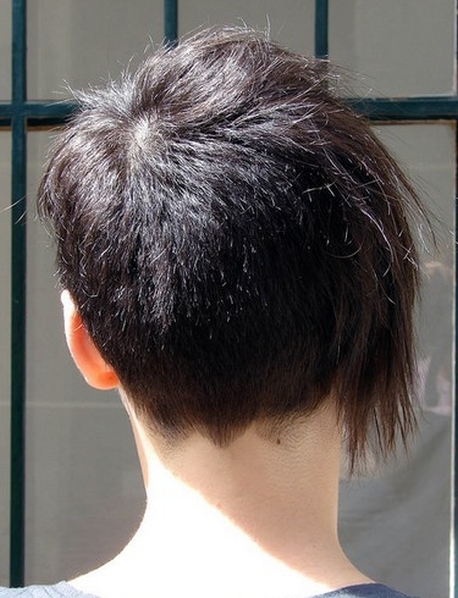 asymetryczne fryzury krótkie uczesanie damskie zdjęcie numer 103A